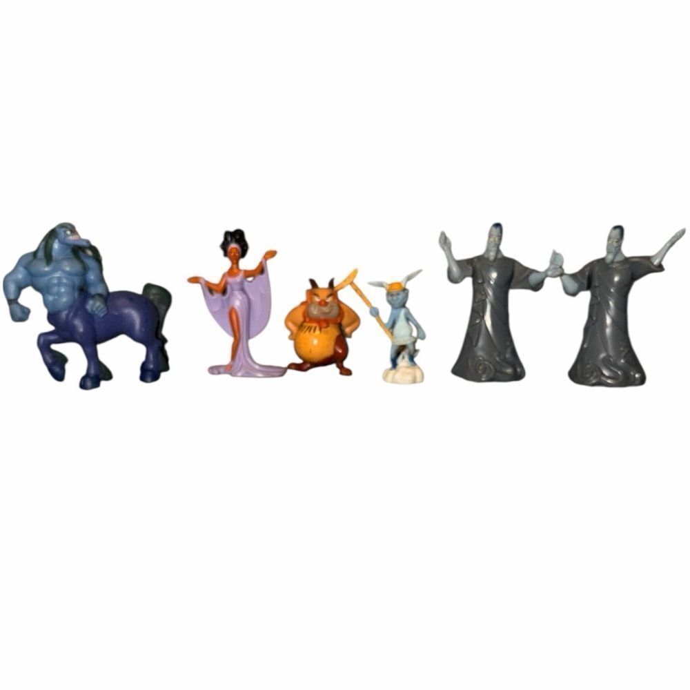 Vintage Disney Hercules Figure Lot Mattel McDonald's Hades Nessus Phil 6pc